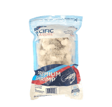 Frozen Colossal White Shrimp 13/15 (Tail On, Peeled & Deveined) - 2lb