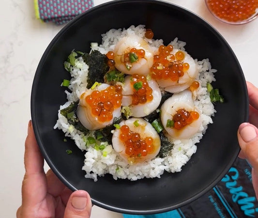 Scallop over rice