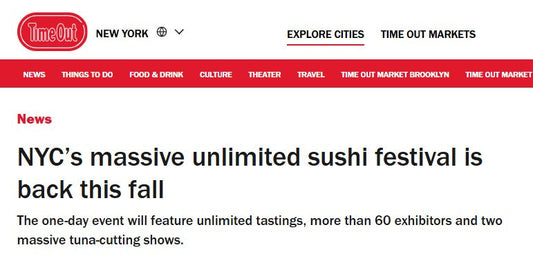 [Time Out] NYC’s massive unlimited sushi festival is back this fall