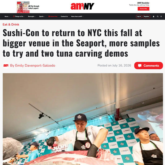 [amNY] Sushi-Con to return to NYC this fall at bigger venue in the Seaport, more samples to try and two tuna carving demos