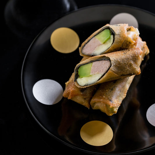 Yellowfin and Avocado Spring Rolls