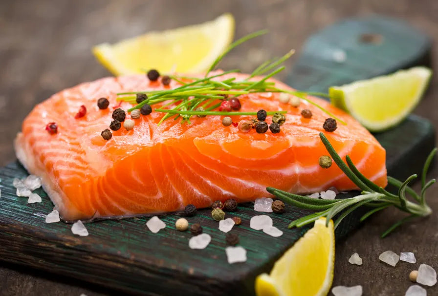 Fresh King Salmon Saku (Sashimi Quality) Fresh King Salmon Saku (Sashimi Quality)
