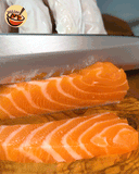 Fresh Bakkafrost Salmon Saku (Sashimi‑Quality, Portion‑Cut) – 1 lb