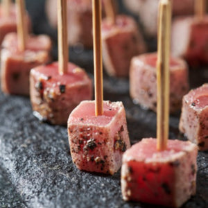 Frozen Seared Tuna Cube Tataki - 0.5 lb