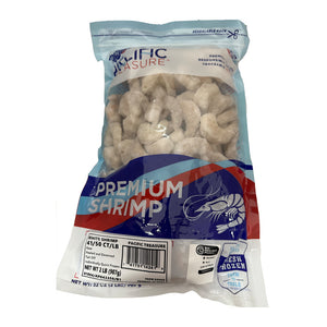 Frozen White Shrimp 41/50  (Tail Off, Peeled & Deveined) - 2lb