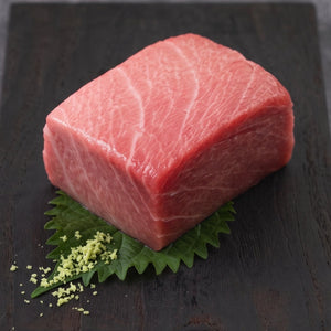 신선한 블루핀 참치 사쿠(사시미 품질 - 오토로) -0.4 ~0.6 lb